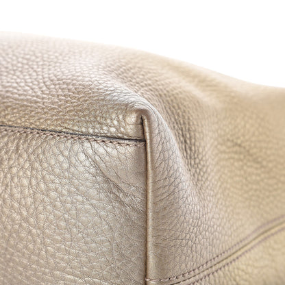 Gucci Metallic Pebbled Calfskin Medium Soho Chain Shoulder Bag Gold Ombre 11 of 13