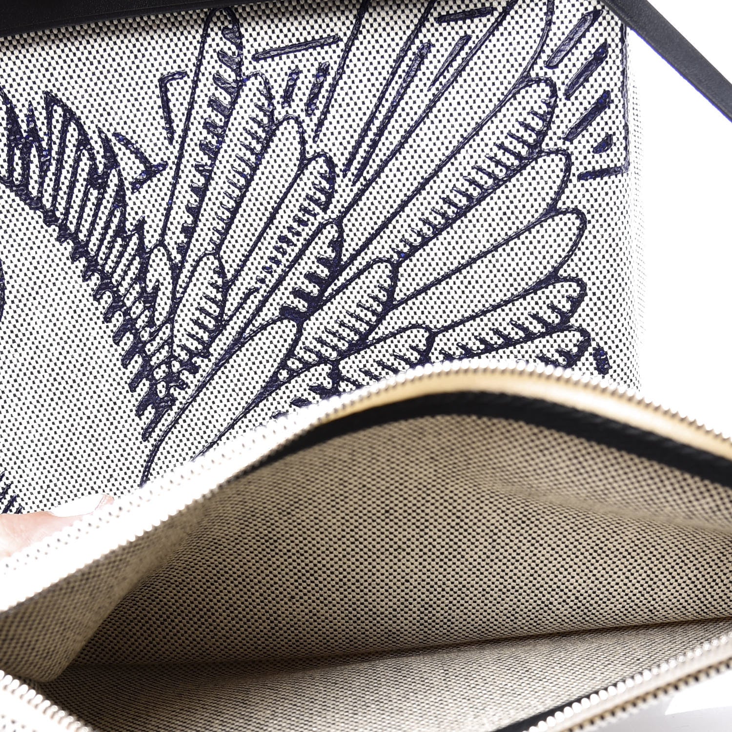 Hermes Vache Hunter Toile Pegase Pop Herbag Zip Retourne 31 PM Bleu Indigo 7 of 10