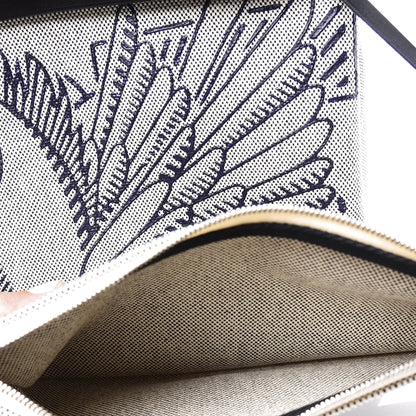 Hermes Vache Hunter Toile Pegase Pop Herbag Zip Retourne 31 PM Bleu Indigo 7 of 10