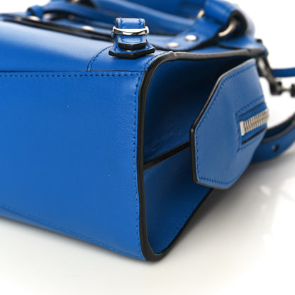 Balenciaga Smooth Calfskin Neo Classic Silver Hardware Mini City Bleu 10 of 13