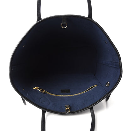 Louis Vuitton Empreinte Monogram Giant Neverfull MM Black 5 of 10