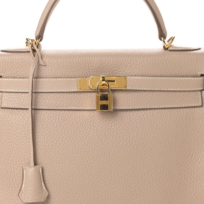 Hermes Taurillon Clemence Kelly Retourne 32 Argile 8 of 13