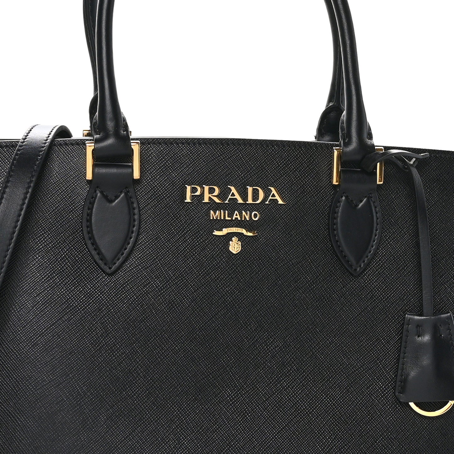 Saffiano Soft Calfskin Tote Black