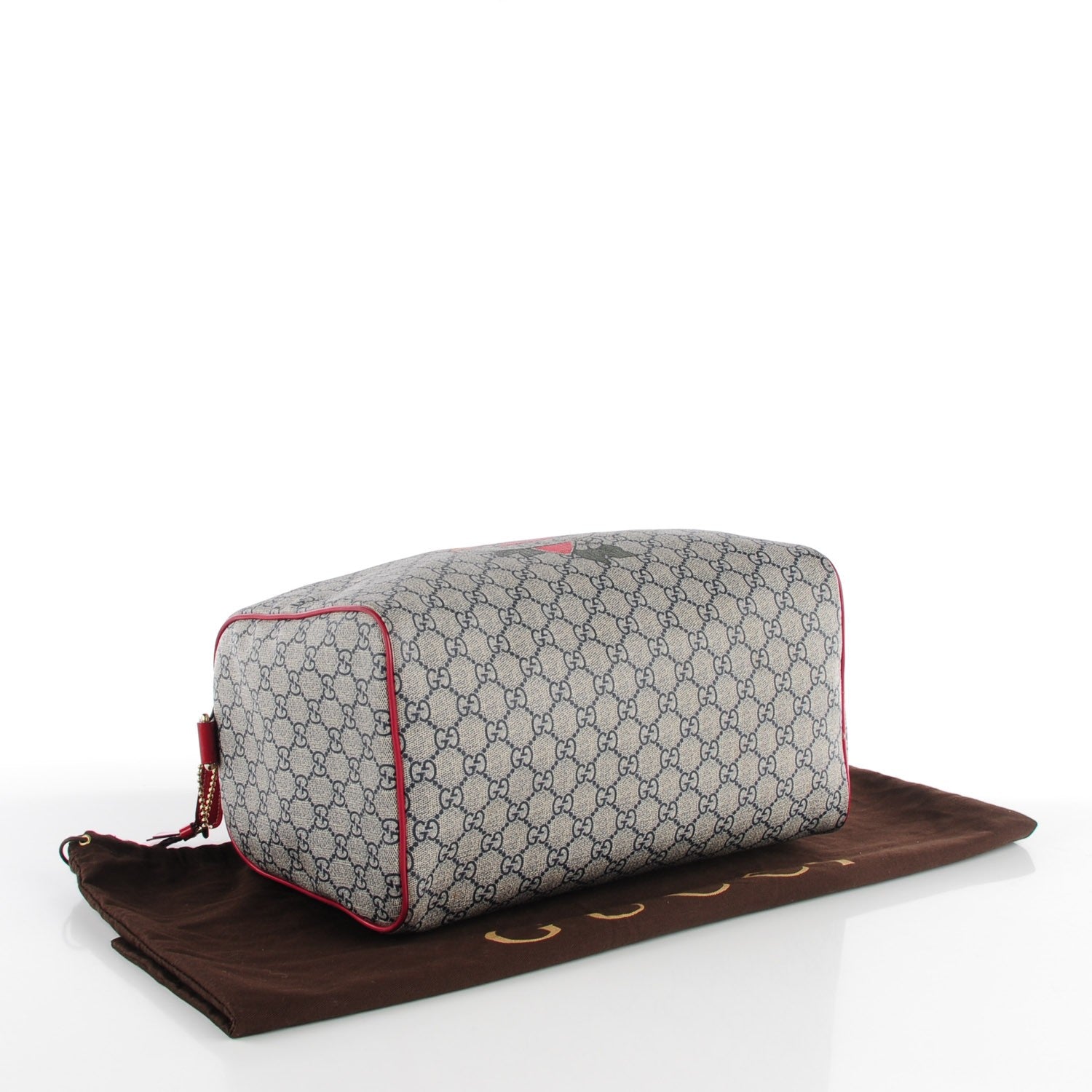 Gucci GG Plus Monogram Tattoo Heart Medium Joy Boston Red 4 of 7