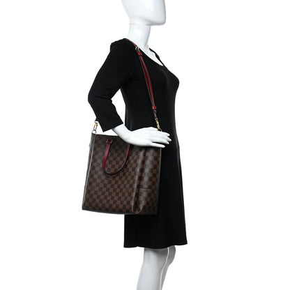 Louis Vuitton Damier Ebene Belmont MM Cherry Berry 2 of 10