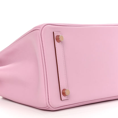 Hermes Swift Birkin 25 Mauve Sylvestre 9 of 11