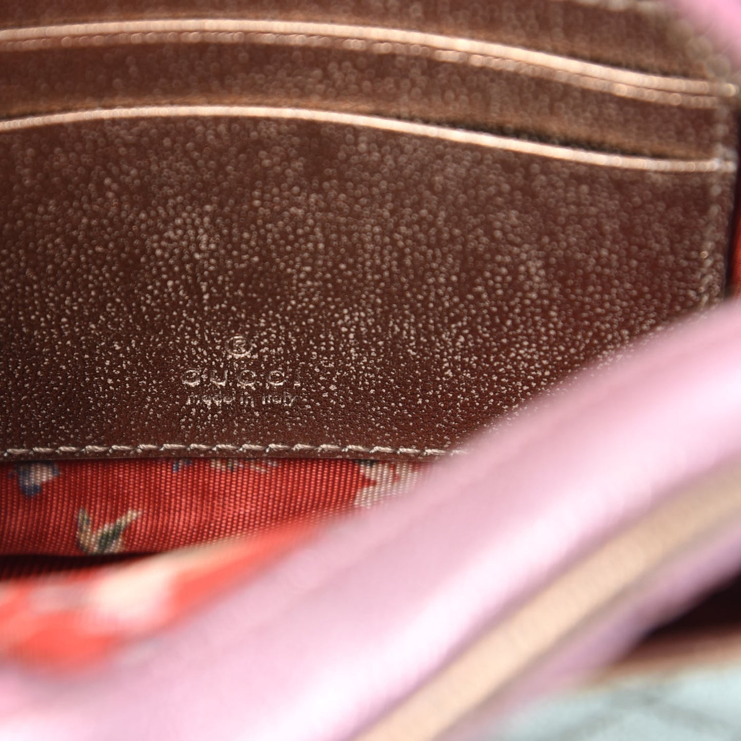 Laminated Nappa Trapuntata Mini Zumi Dome Shoulder Bag Rosa Lago Rame