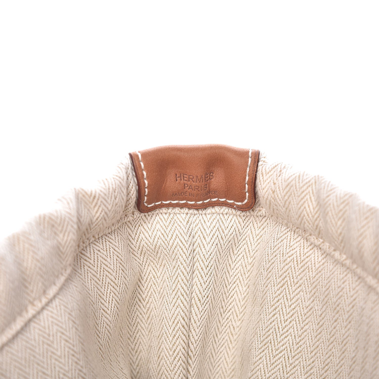 Hermes Canvas Barenia Fourbi 20 PM Pouch Naturel Fauve 6 of 7
