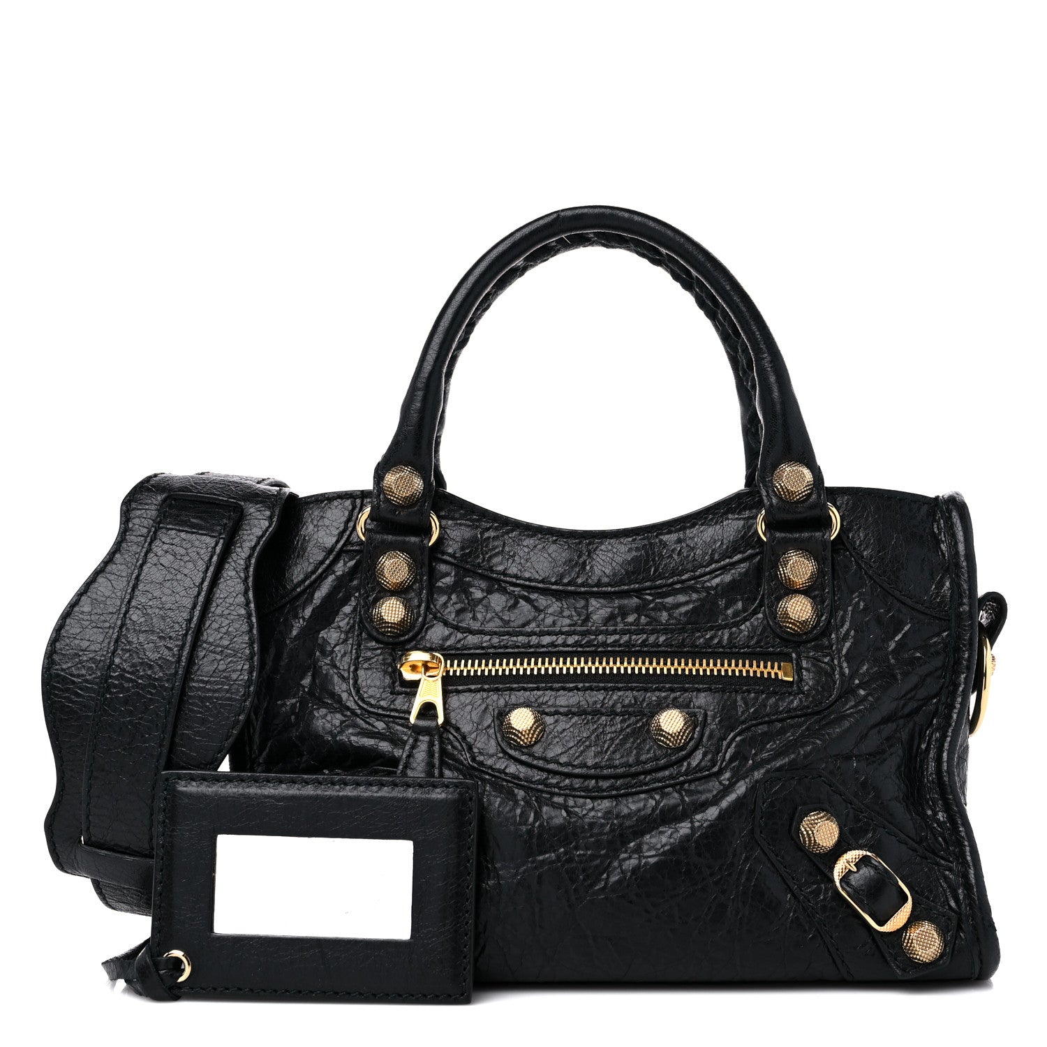 Balenciaga Agneau Giant 12 Gold Hardware Mini City Black 1 of 13