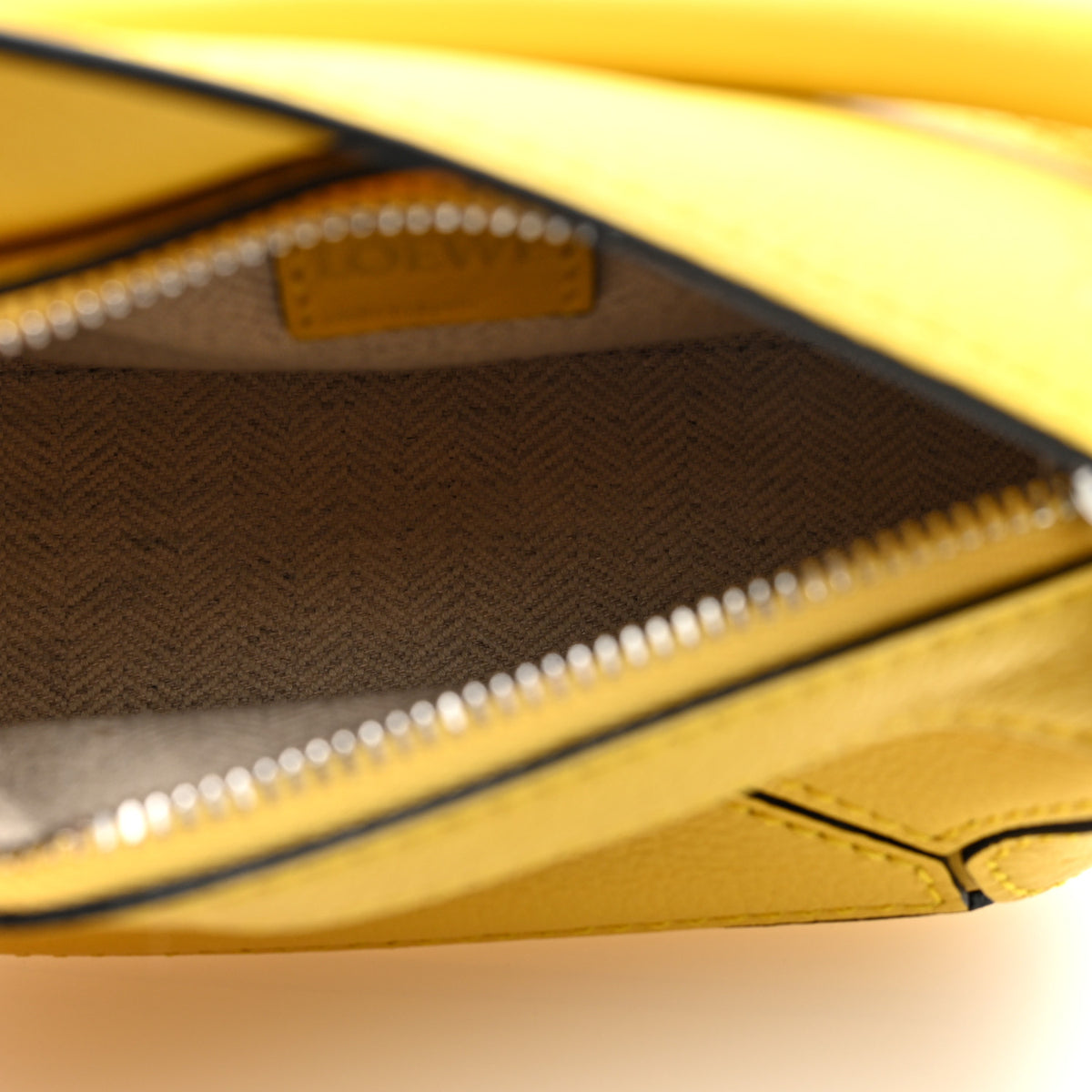 Loewe Calfskin Nano Puzzle Bag Yellow 5 of 9