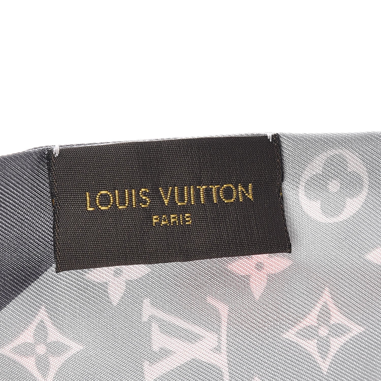 Louis Vuitton Silk Dreamonogram Bandeau Grey 4 of 5