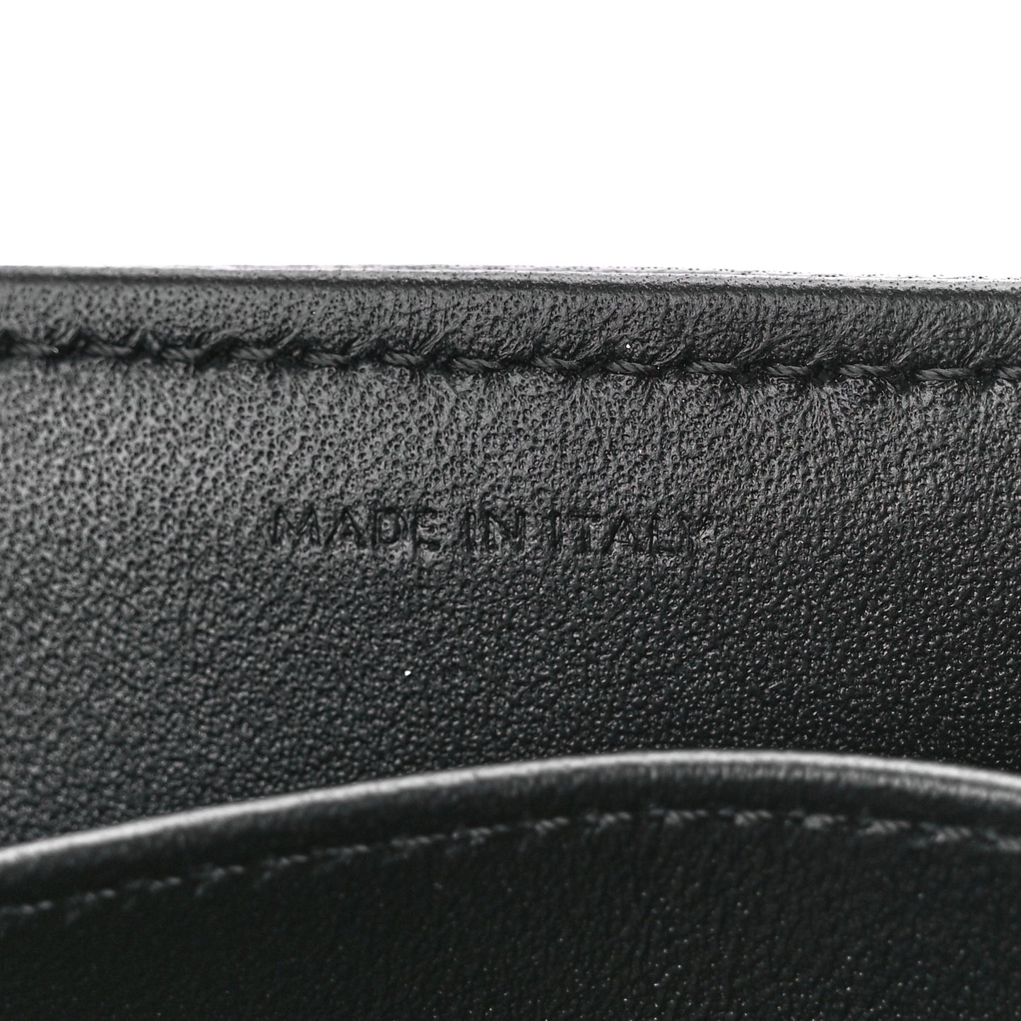 Goatskin Matelasse Chain Shoulder Bag Black