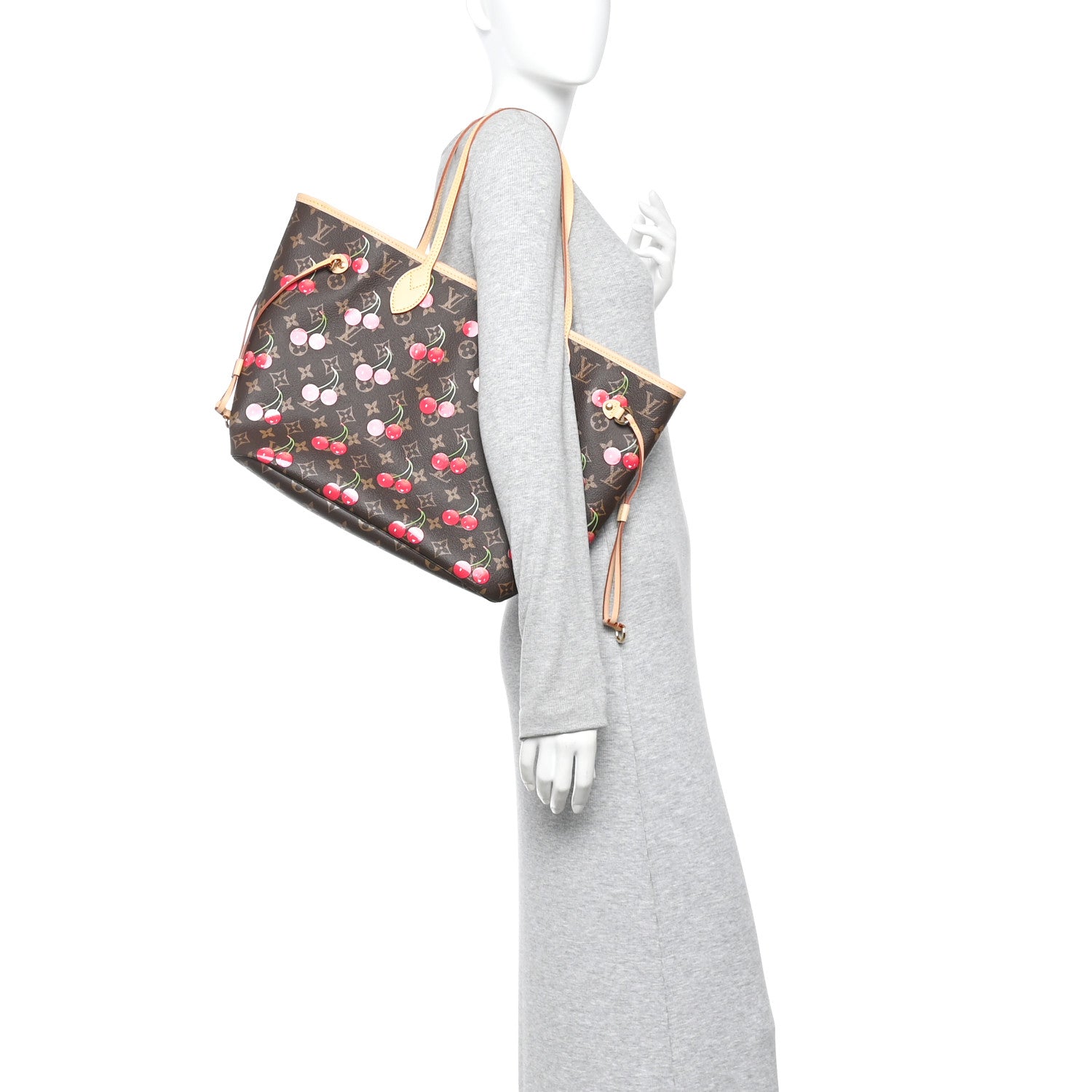 Louis Vuitton LV X TM Monogram Cerises Neverfull MM 3 of 19