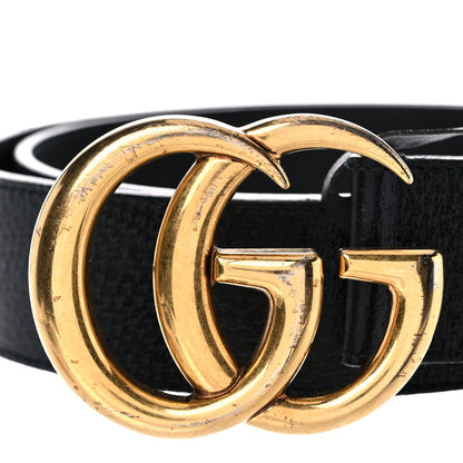 Gucci Textured Calfskin Double G 40mm Belt 90 36 Black 8 of 8
