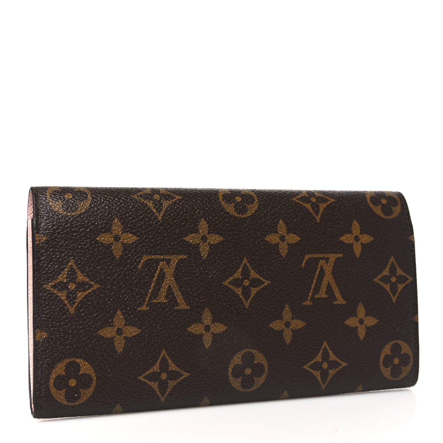 Monogram Emilie Wallet Rose Ballerine
