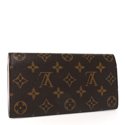 Louis Vuitton Monogram Emilie Wallet Rose Ballerine 3 of 8