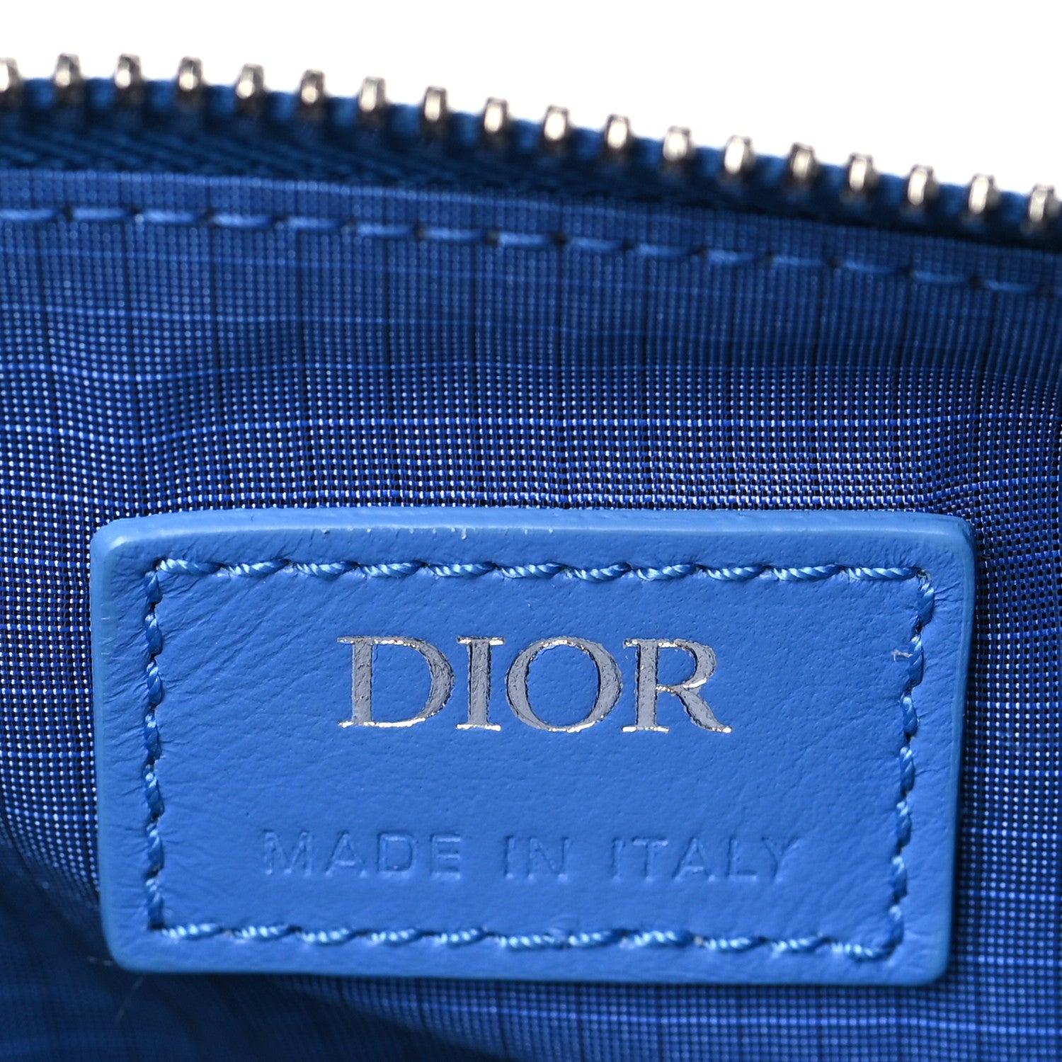 Christian Dior Nylon Saddle Belt Bag Blue 7 of 11