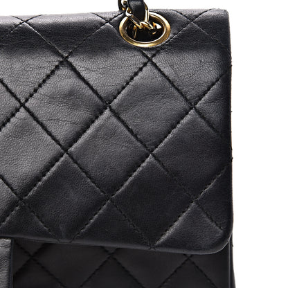 Chanel Lambskin Quilted Small Double Flap Black 14 of 20