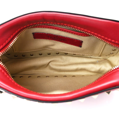 Valentino Garavani Calfskin Rockstud Camera Crossbody Bag Red 5 of 12