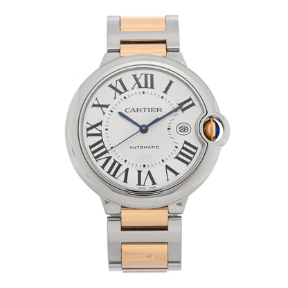 Cartier Stainless Steel 18K Yellow Gold 42mm Ballon Bleu De Cartier Automatic Watch 1 of 4