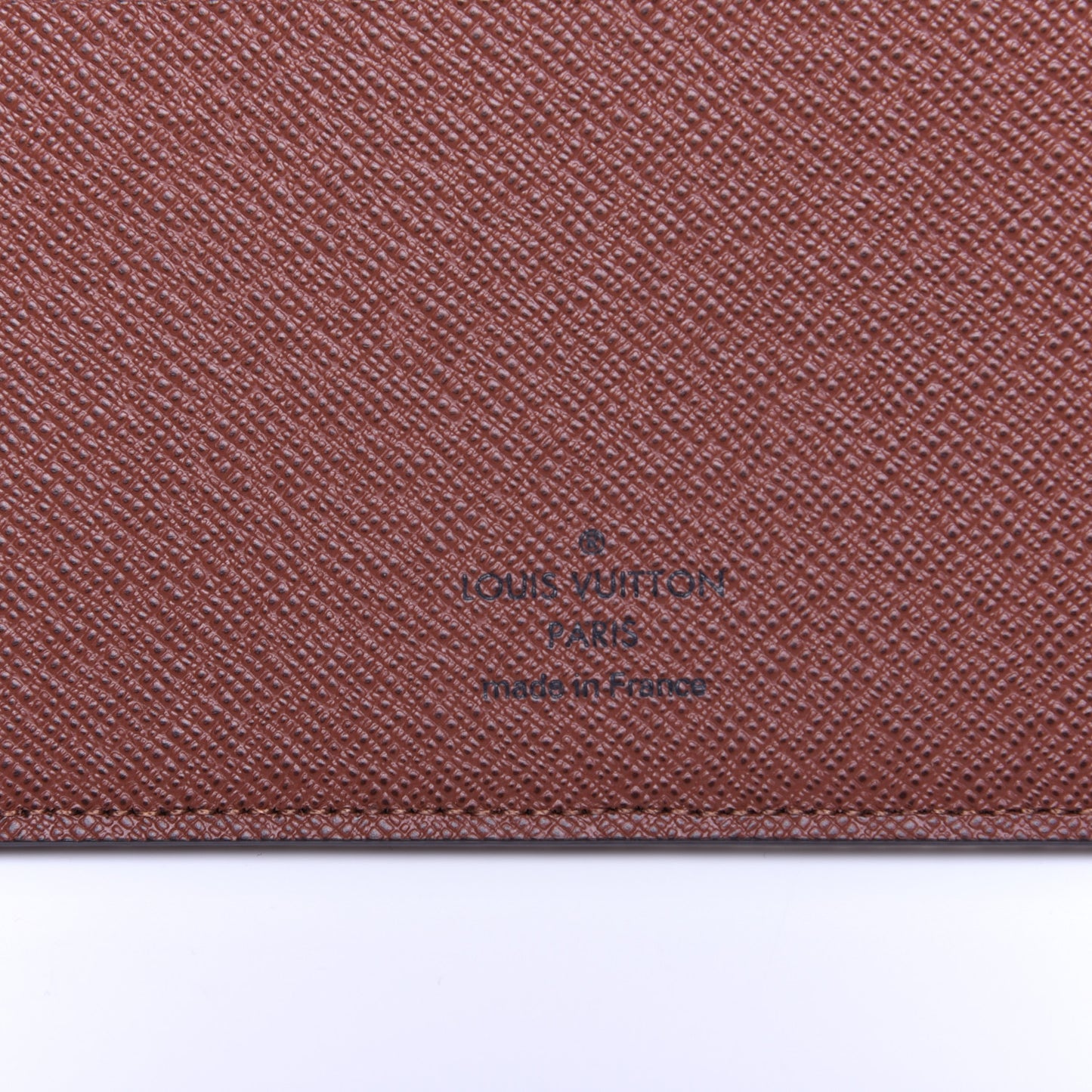 Monogram Desk Agenda Cover