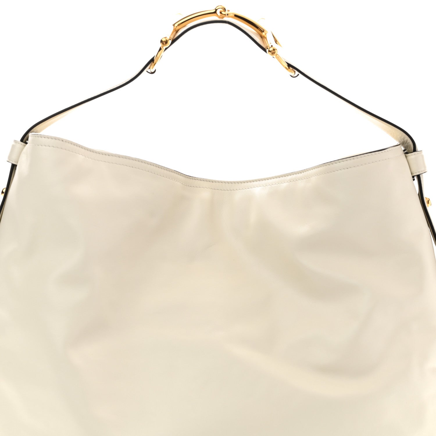 Gucci Calfskin Beatrix Horsebit Large Tote Bag Mystic White 8 of 10