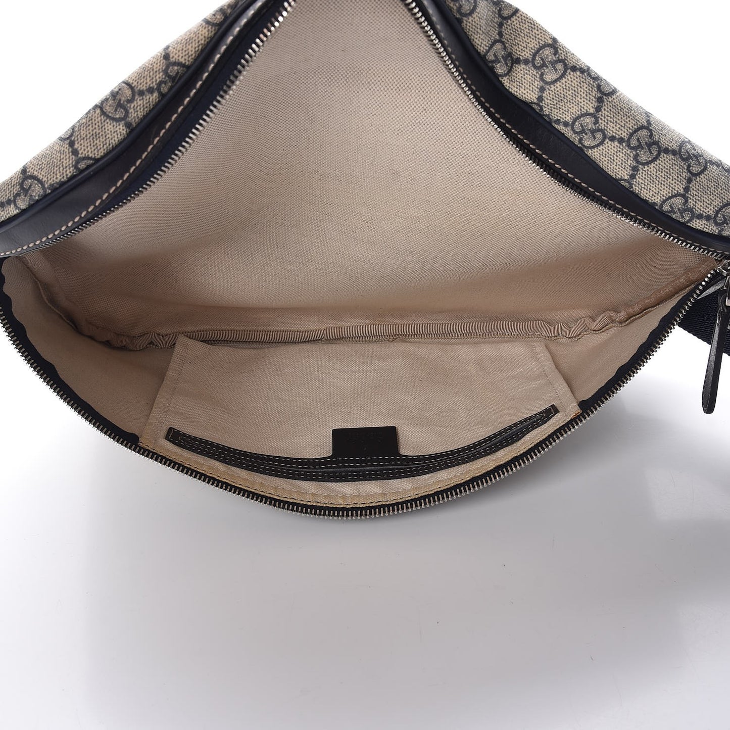 GG Plus Monogram Belt Bag Navy