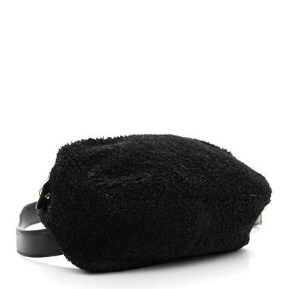 The Row Shearling Calfskin Belt Bag Black 4 of 11