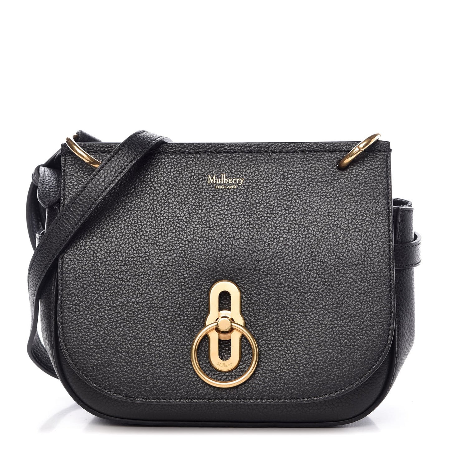 Small Classic Grain Small Amberley Satchel Black