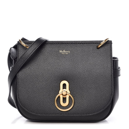 Mulberry Small Classic Grain Small Amberley Satchel Black 1 of 9