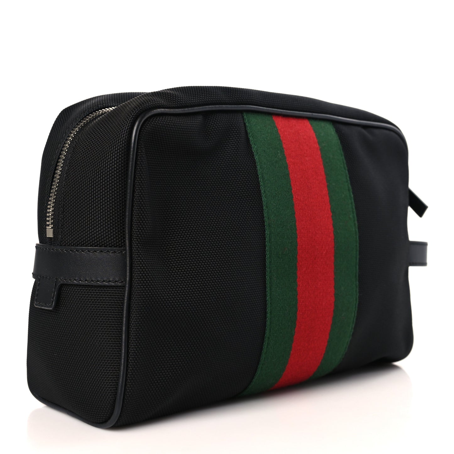 Techno Canvas Web Toiletry Case Black