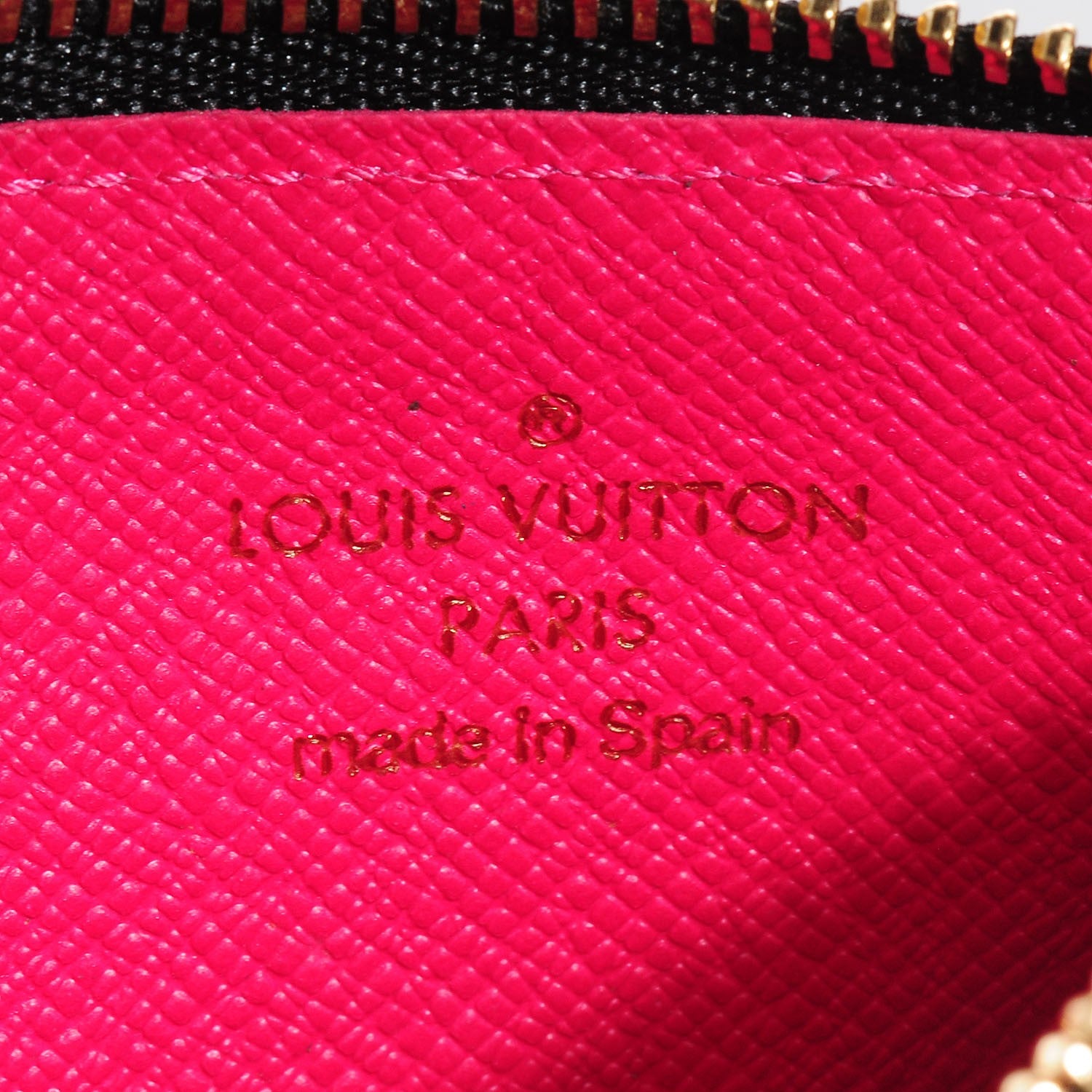 Louis Vuitton Monogram Multicolor Key Pouch Black Grenade 6 of 7