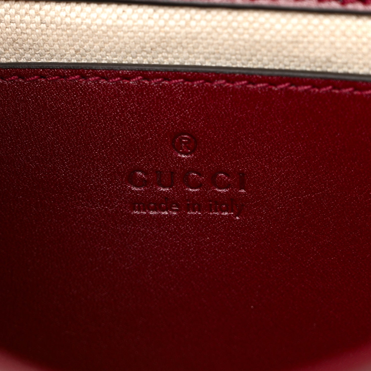 Gucci Calfskin Blondie Small Shoulder Bag Dark Red 6 of 10