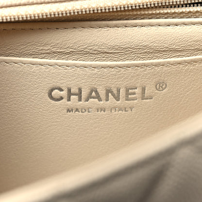 Chanel Caviar Quilted Mini Rectangular Flap Light Beige 6 of 12