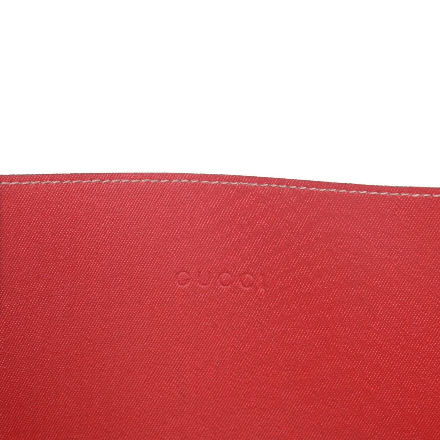 Gucci GG Supreme Medium Reversible Tote Beige Red 10 of 19