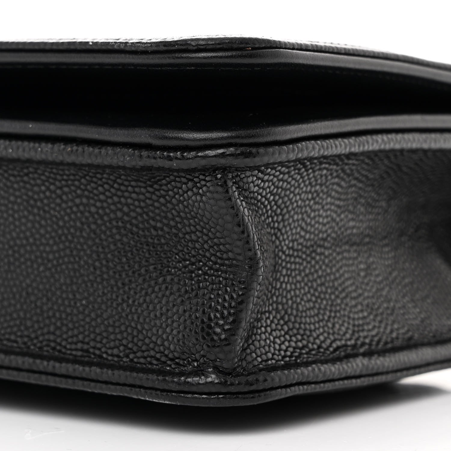 Chanel Caviar Quilted Boy Wallet On Chain WOC Black 11 of 13