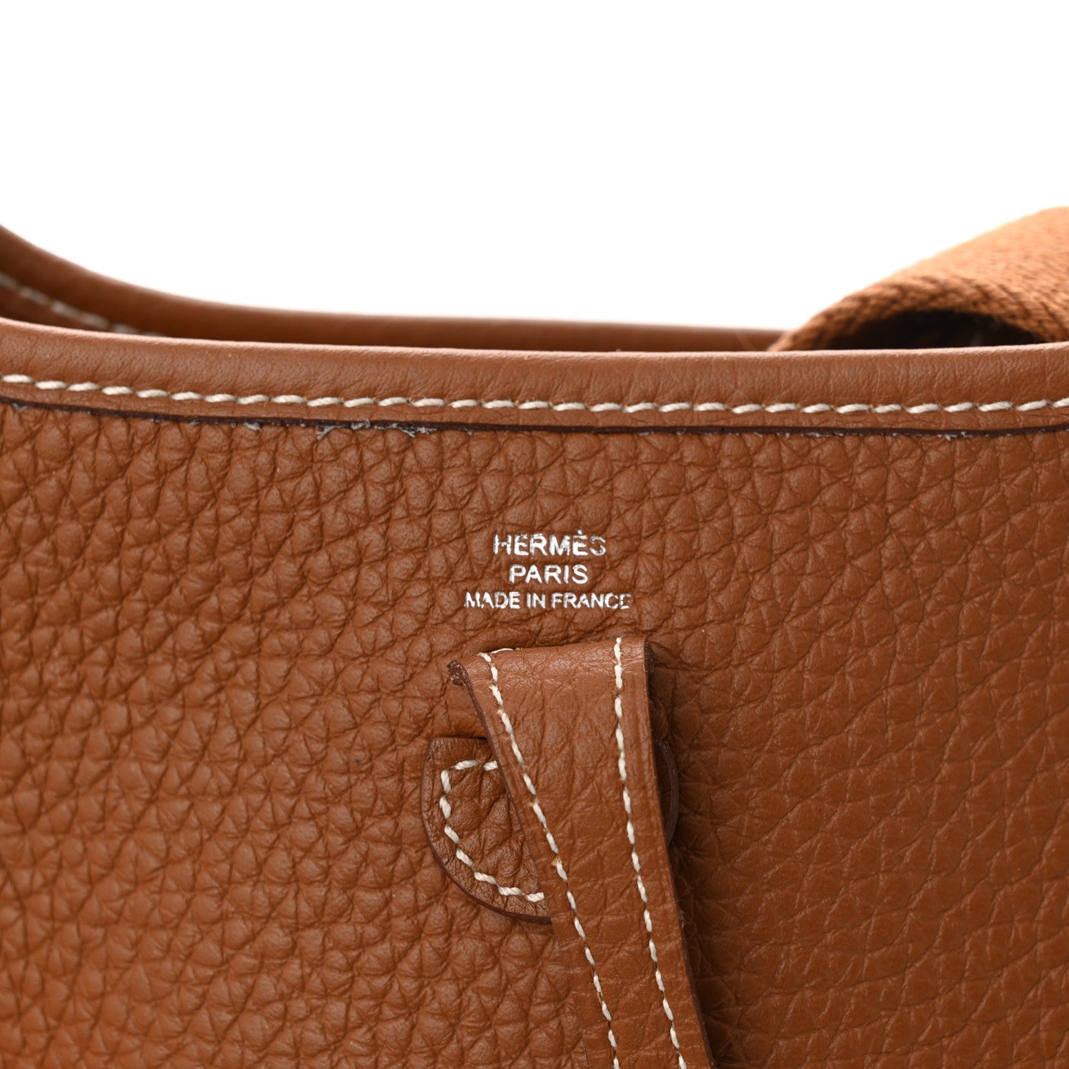 Hermes Taurillon Clemence Evelyne TPM Gold 6 of 12