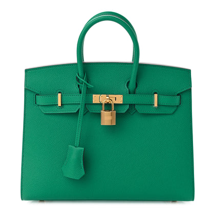 Hermes Epsom Birkin Sellier 25 Vert Jade 1 of 11