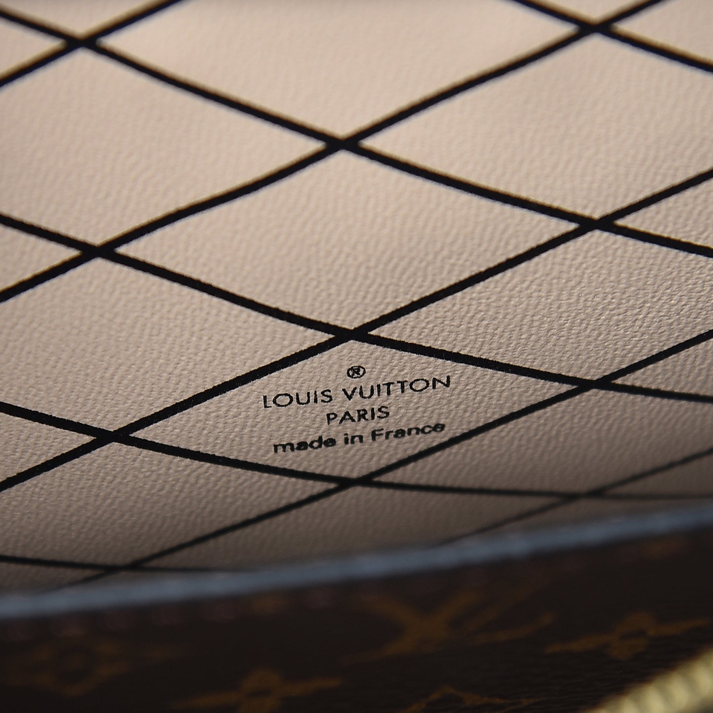 Reverse Monogram Trunk Clutch