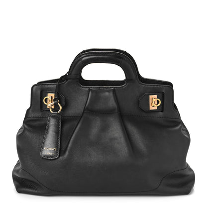 Salvatore Ferragamo Calfskin Wanda Tote Black 1 of 10