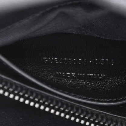 Saint Laurent Sheepskin Matelasse Chevron Monogram Monochrome Medium College Bag Black 7 of 13