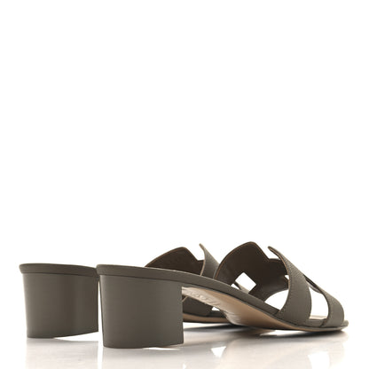 Hermes Epsom Oasis Sandals 39 Etoupe 5 of 10