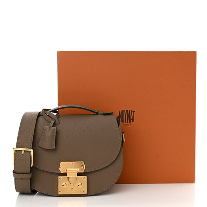 Moynat Taurillon Blush Flori PM Taupe 11 of 11