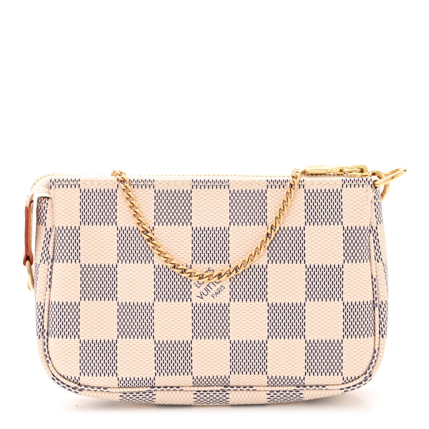 Louis Vuitton LOUIS VUITTON Damier Azur Mini Pochette Accessories 1 of 10
