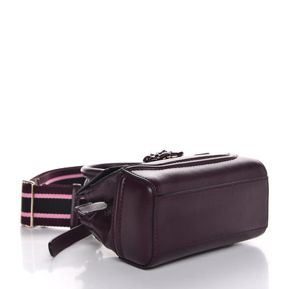 Versace Calfskin Small Palazzo Empire Bag Burgundy 5 of 8
