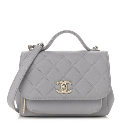 Chanel Caviar Quilted Small Business Affinity Flap Grey 1 of 10