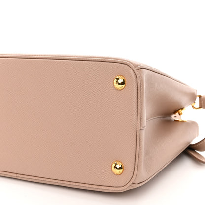 Prada Saffiano Lux Small Galleria Double Zip Tote Cipria 9 of 9