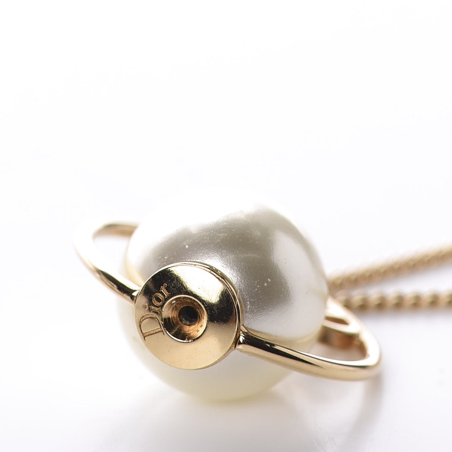 Pearl Tribales Dangle Chain Earrings Gold