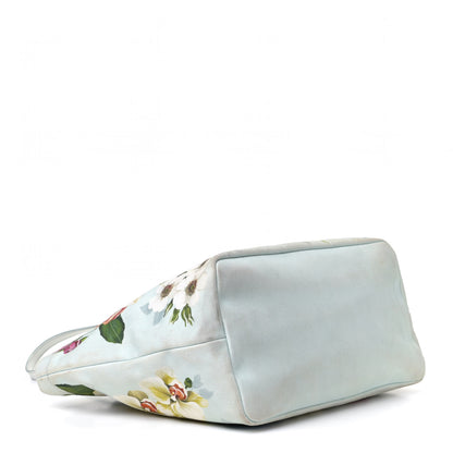 Dolce & Gabbana Canvas Floral Printed Beatrice Tote Multicolor 3 of 8