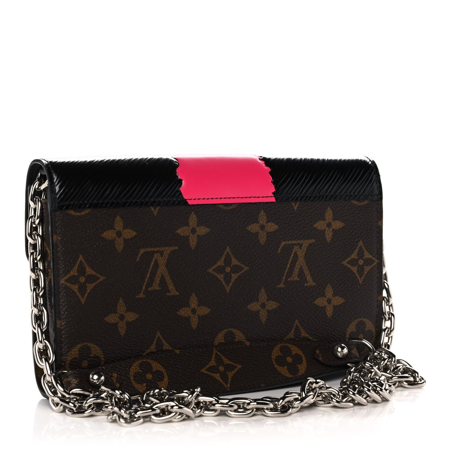 Monogram Kabuki Chain Wallet Black